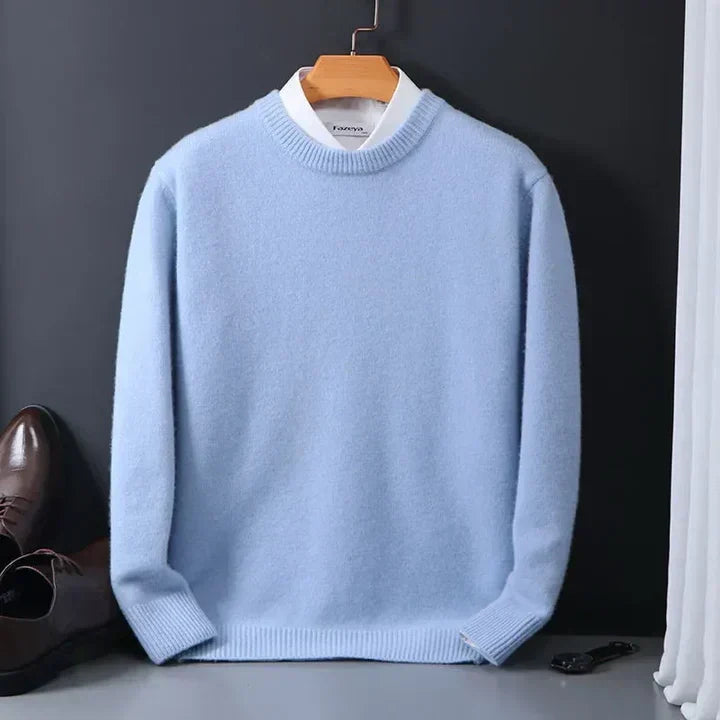 Men's Soft Knit Crew Neck Sweater Soft Refined Knit