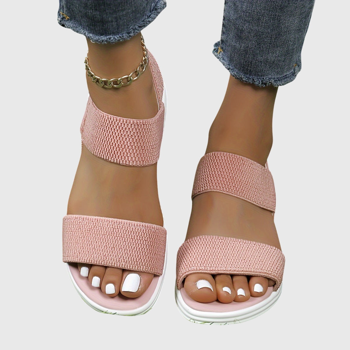 Women's Orthopedic Sandals in Light Brown