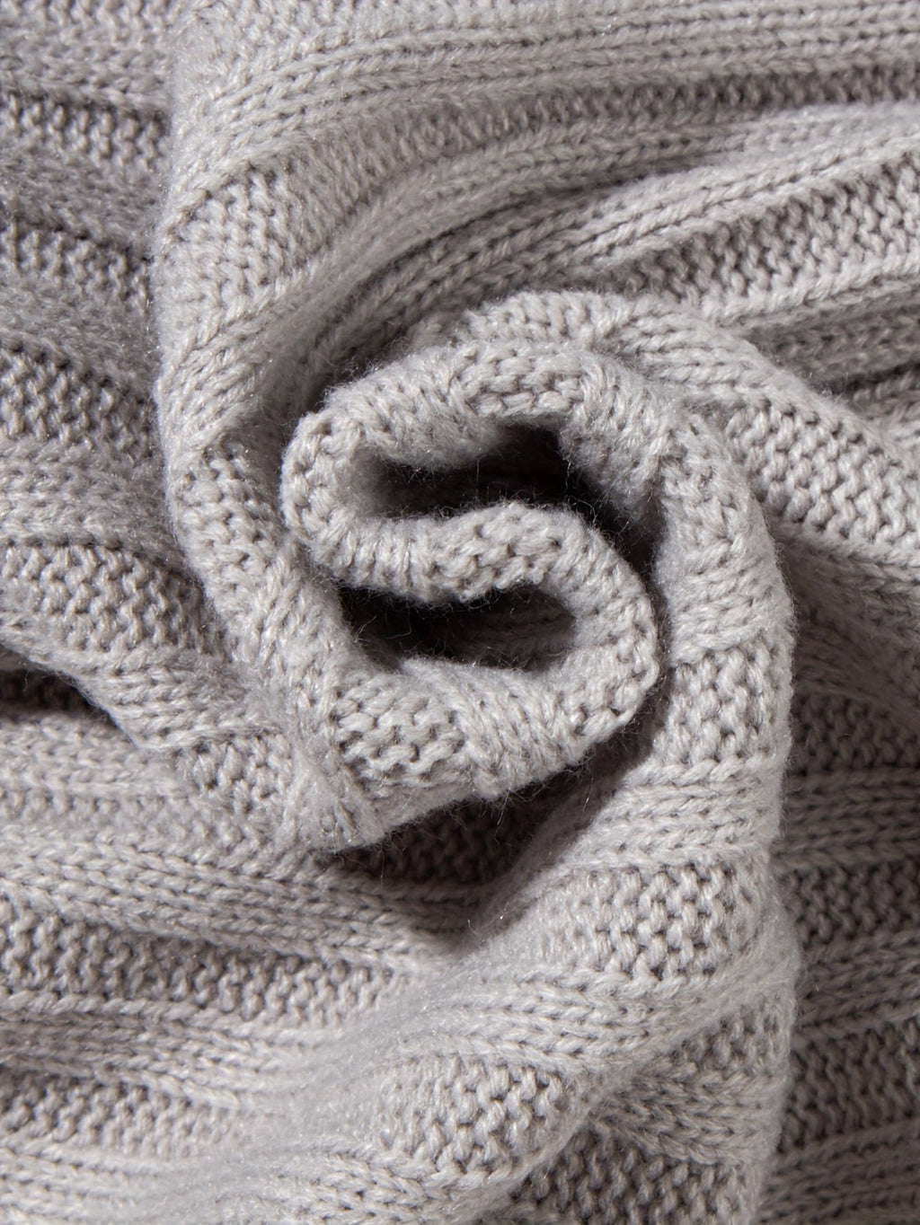 Women's Relaxed Rib Knit High Neck Jumper