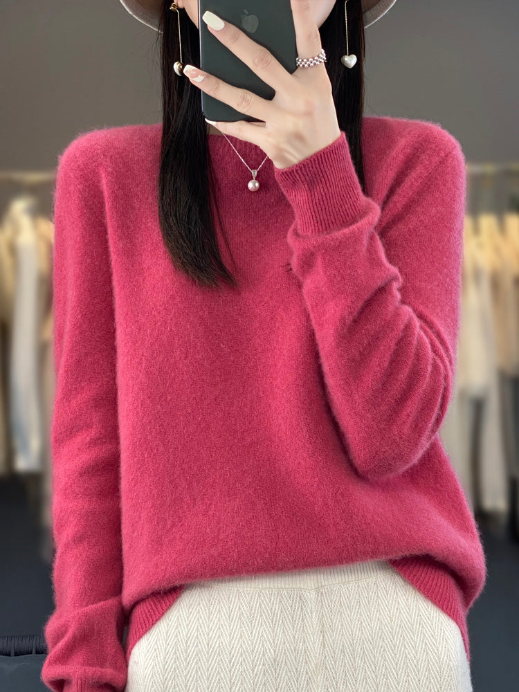 Women's Relaxed Fit Knit Pullover Sweater