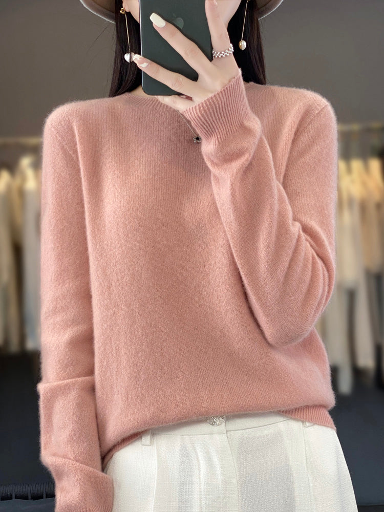 Women's Relaxed Fit Knit Pullover Sweater