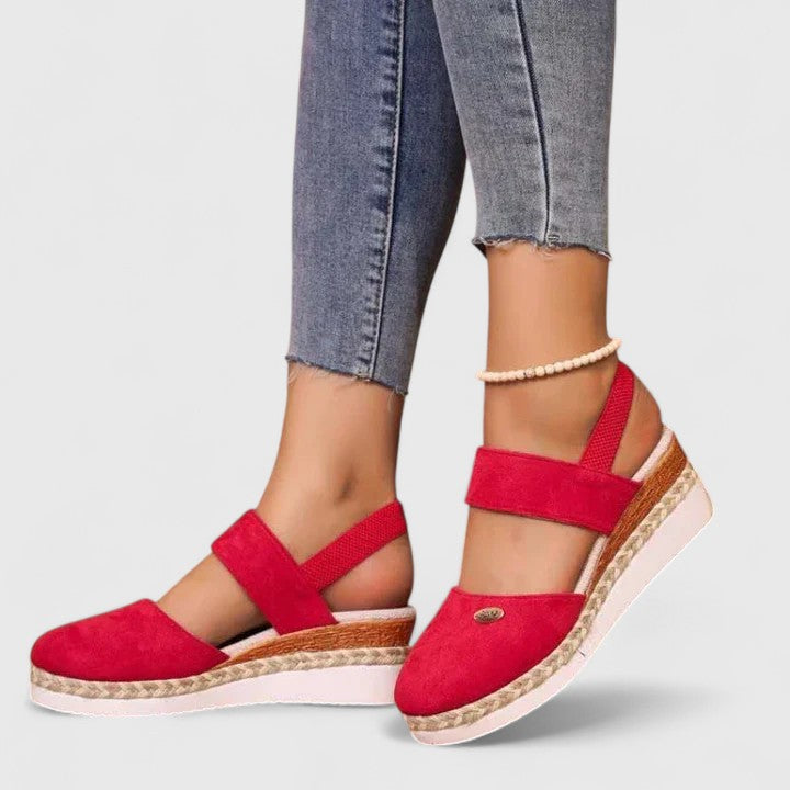 Women's Orthopedic Sandals in Leopard