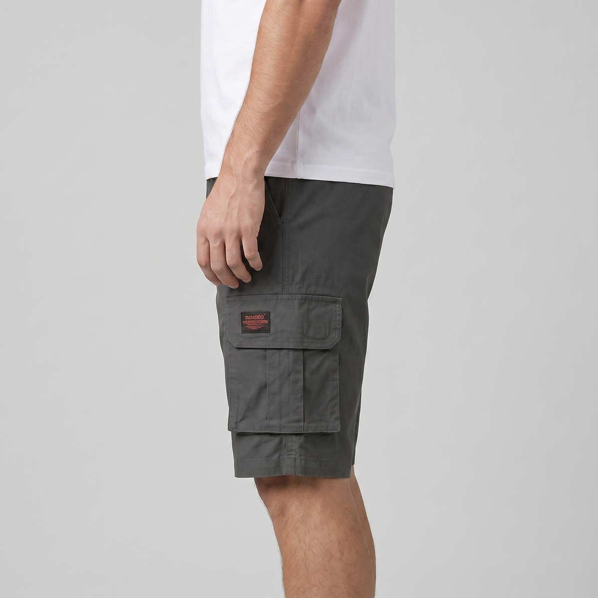 Men's Cargo Shorts Relaxed Fit Utility Pocket Casual Style