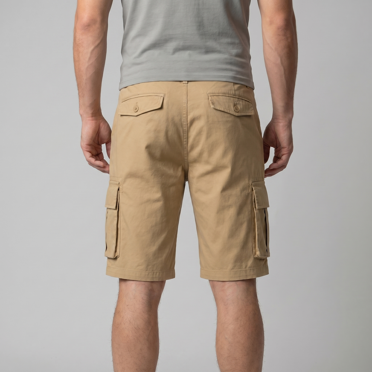 Men's Cargo Shorts Relaxed Fit Utility Pocket Casual Style