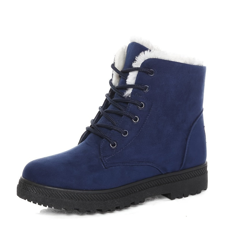 Women's Everyday Lace-Up Ankle Boots with Cosy Lining