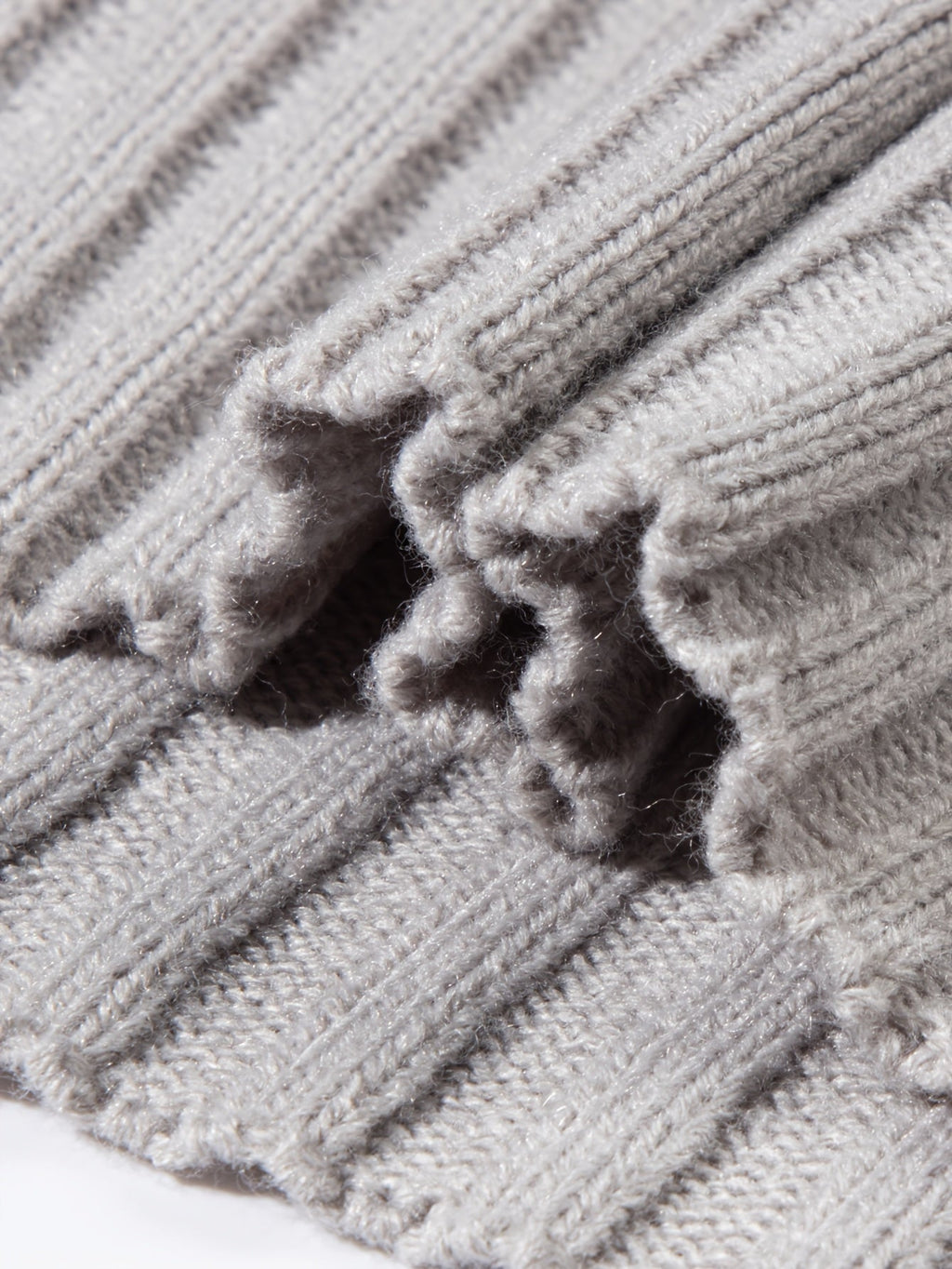 Women's Relaxed Rib Knit High Neck Jumper