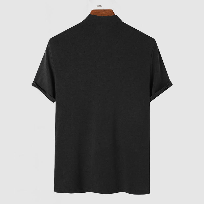Men's Luxurious Stretch Cotton T Shirt Comfortable Everyday Casual