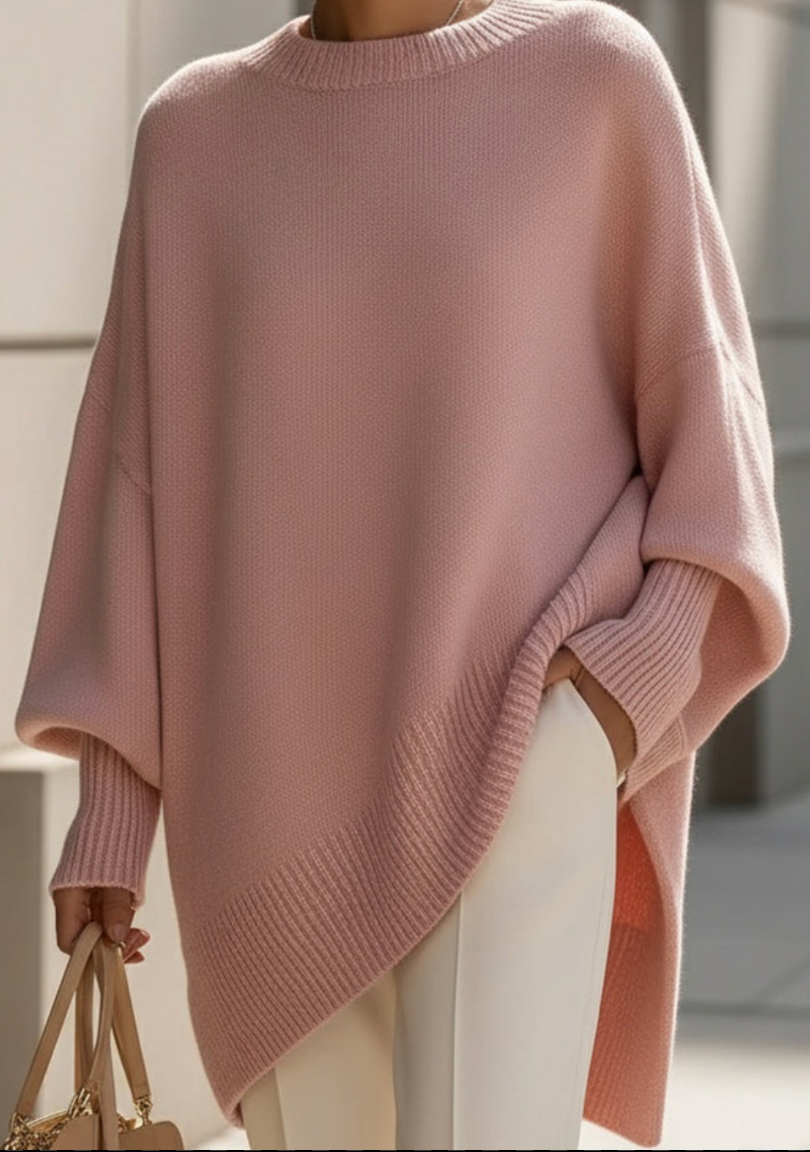 Women's Oversized Batwing Knit Sweater