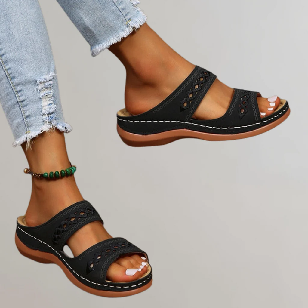 Women's Orthopedic Sandals in Green