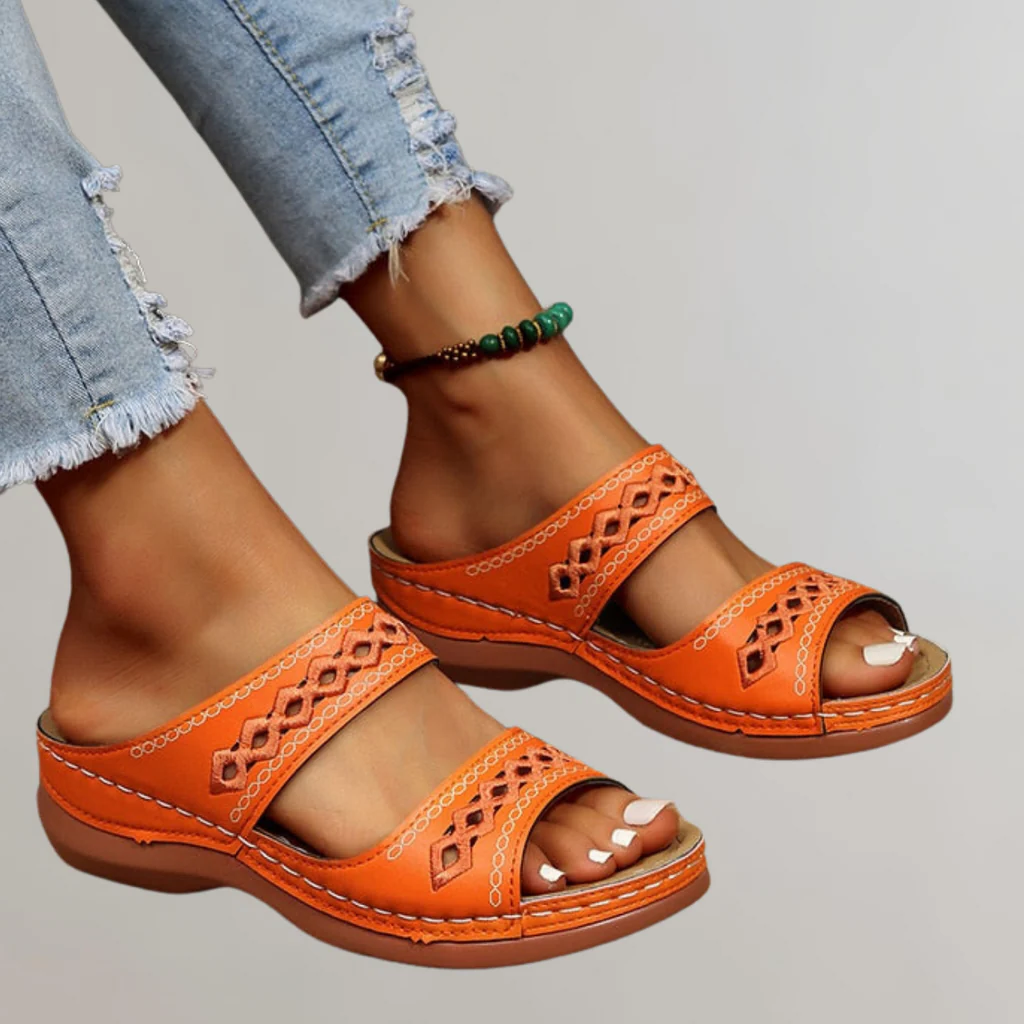 Women's Orthopedic Sandals in Green