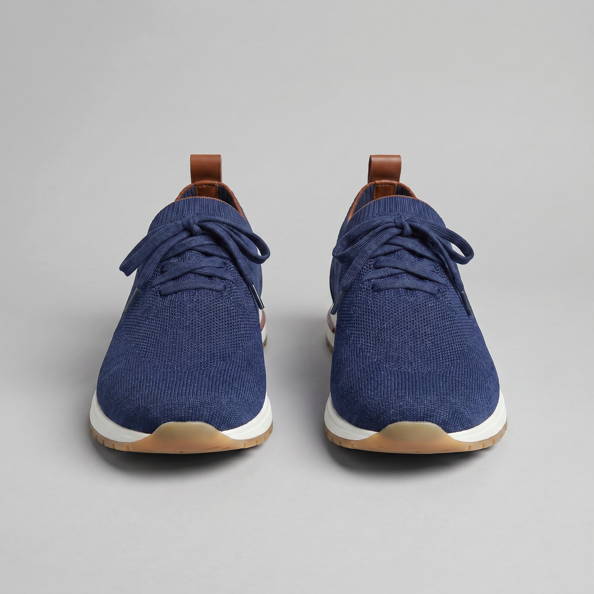 Men's Trainers Knitted Upper Lace Detail Everyday Shoes