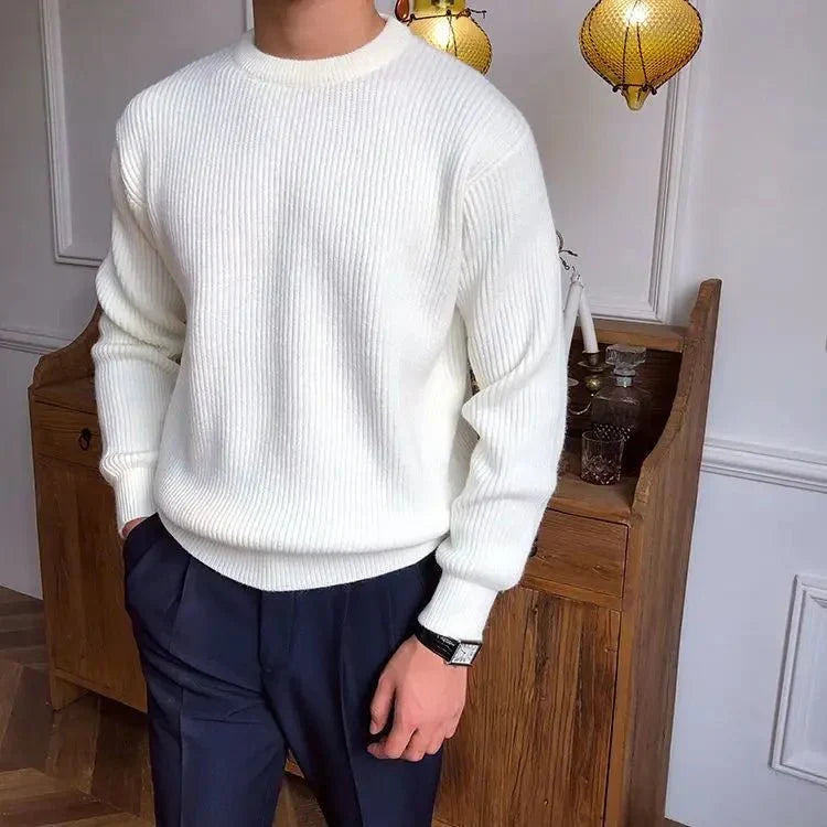 Men's Comfortable Sweater Soft Breathable Stylish Casual Everyday Layering