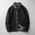 Men's Button Front Knit Cardigan Collared Winter Layer