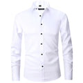 Men's Crease-Resistant Tailored Business Shirt - White