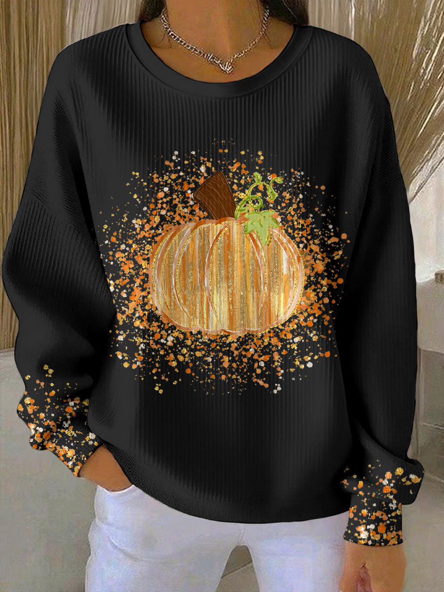 Women's Pumpkin Art Sweatshirt