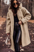 Women's Oversized Hooded Faux Fur Long Winter Coat