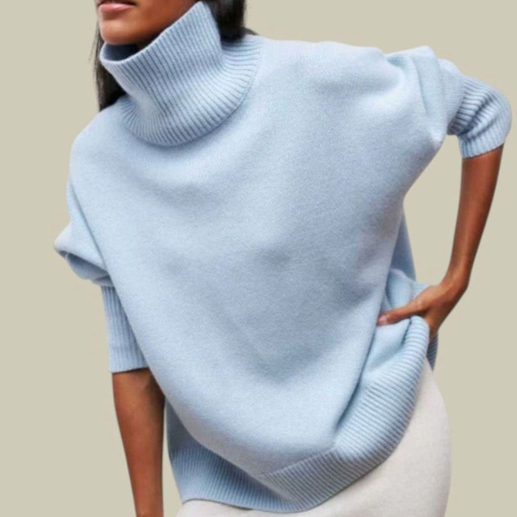 Women's Oversized Loose Fit Turtlenecks Cosy Knit Sweater