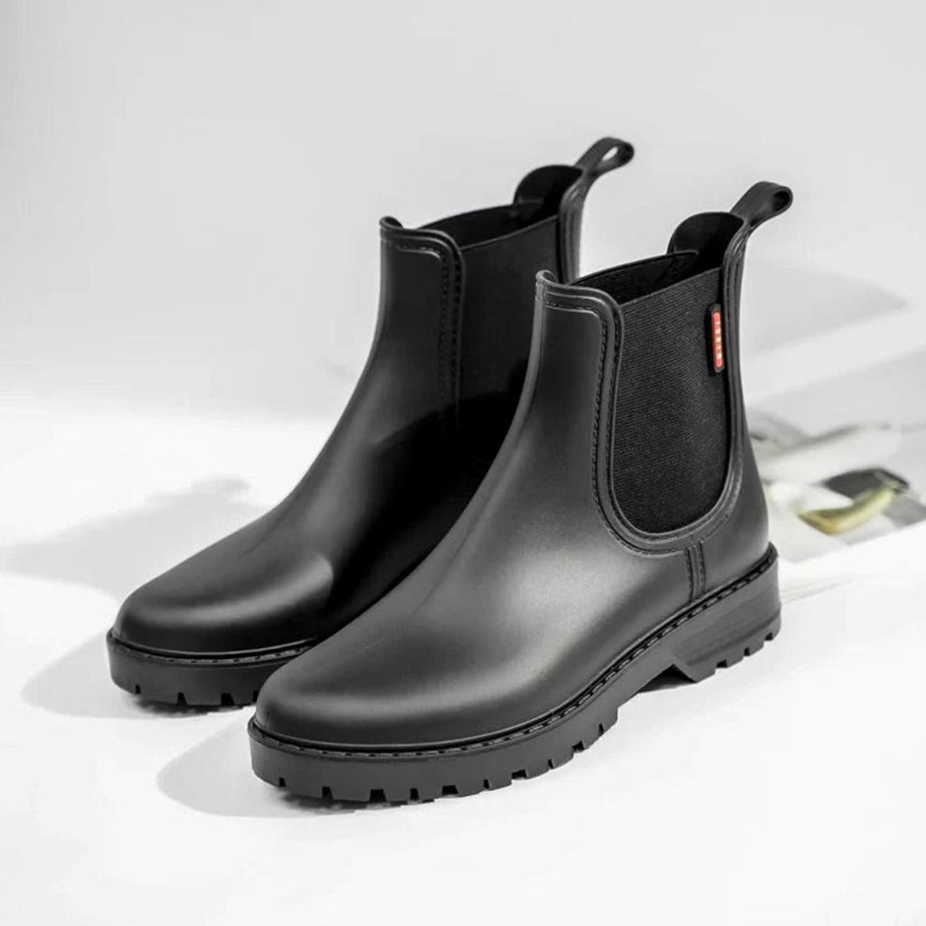 Women's Cold-Weather Waterproof Pull-On Ankle Wellies