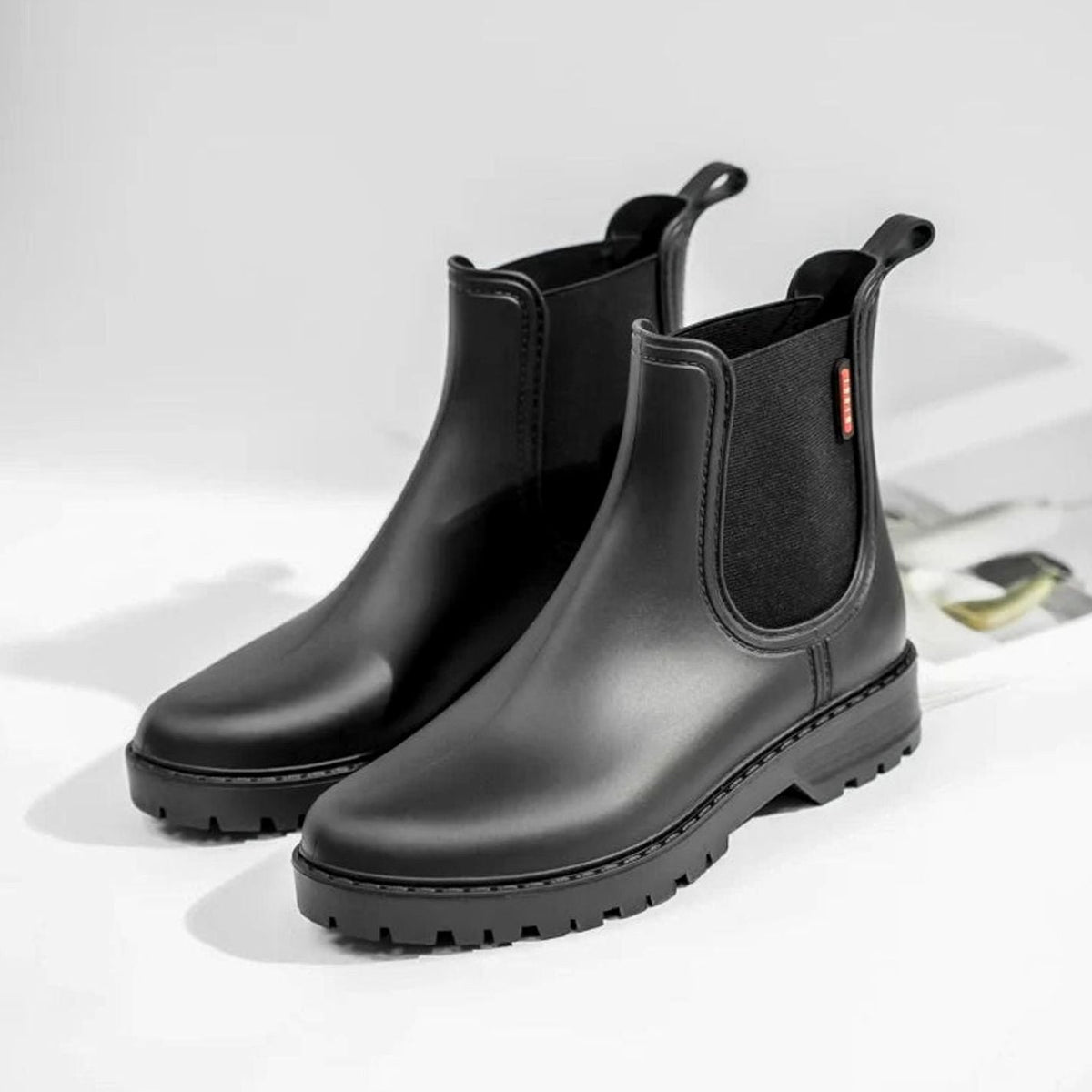 Women's Cold-Weather Waterproof Pull-On Ankle Wellies