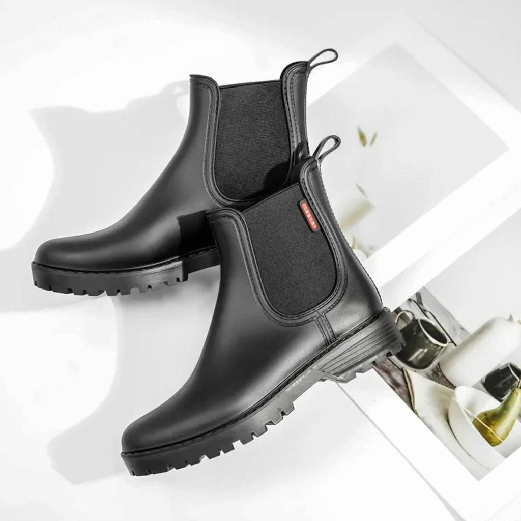 Women's Cold-Weather Waterproof Pull-On Ankle Wellies